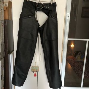 Women’s Leather Motorcycle Chaps